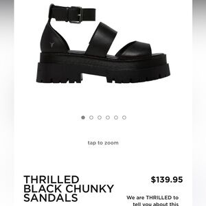 Windsor Smith Thrilled Chunky Sandals